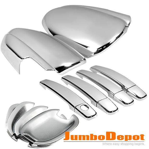 Chrome side mirror cover door bowl handle trim new fit for chevrolet cruze 08-11