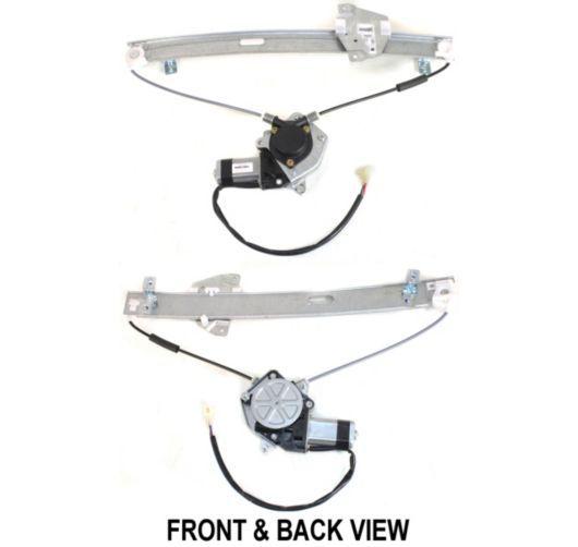 99-03 mitsubishi galant front power window regulator w/motor driver side left lh