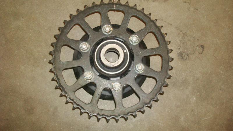 09 kawasaki zx-6 zx6 rear sprocket with hub