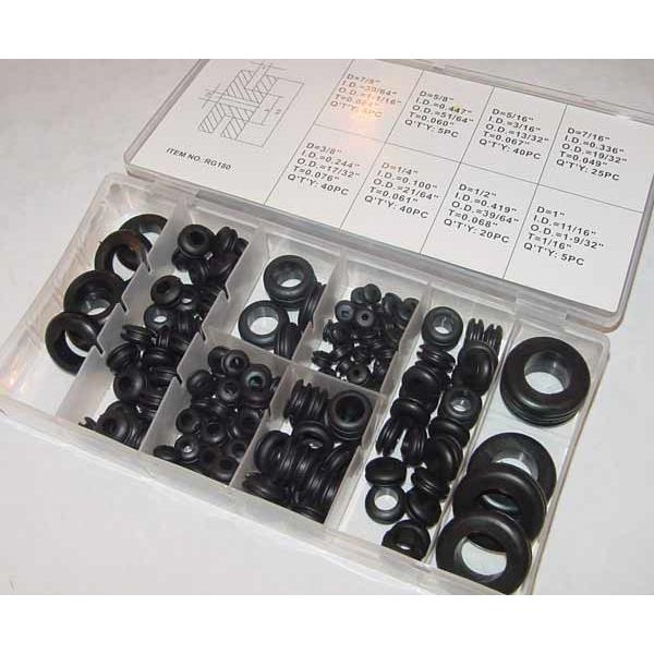 360 pc rubber grommet auto valve tools