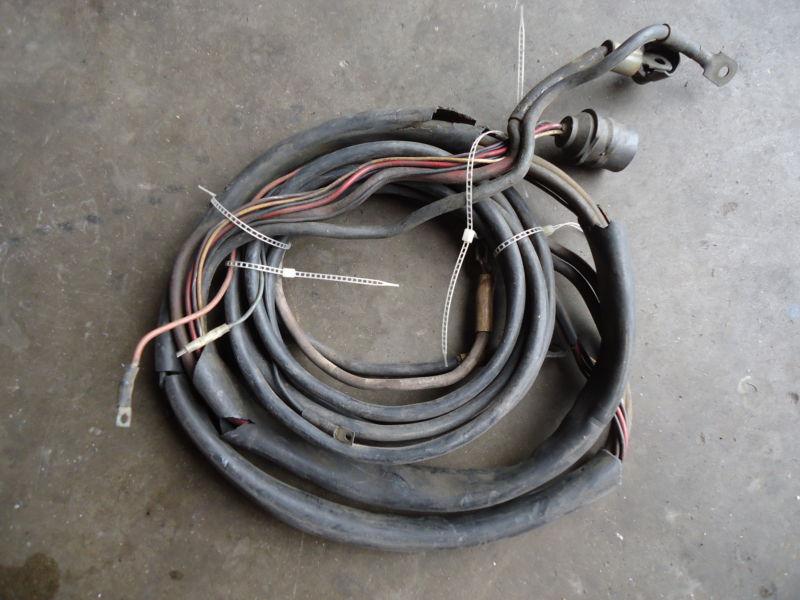 Old style johnson evinrude omc outboard black plug 5 wire main wiring harness 