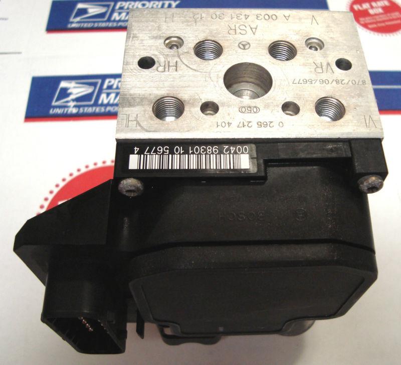 98-99 mercedes abs pump control unit c clk e sl bosch 0 265 217 401