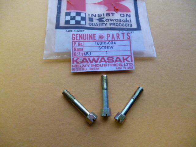 Kawasaki s3 s2 s1 kh400 kh250 a1 a7 c2 f g kv mc1 nos 16010-004 screw clamp x3