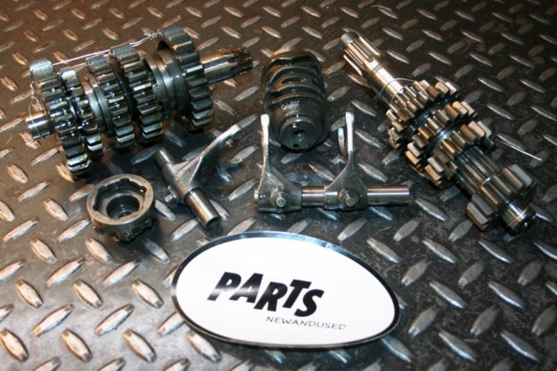 2005 kawasaki kx250f kx 250f transmission/shafts/gears/forks 100% 