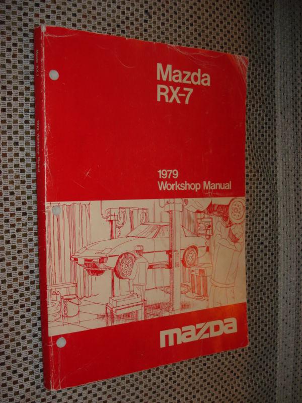 1979 mazda rx-7 service manual shop book original rare!! oem