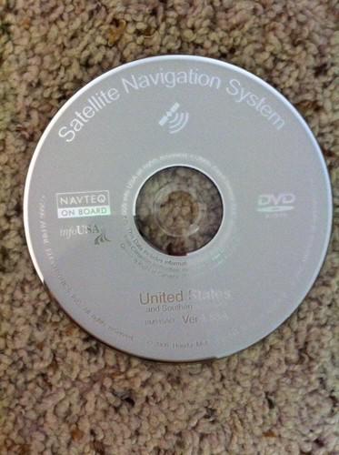 Honda acura navigation cd dvd disc 4.55a navigation disk oem map disc white