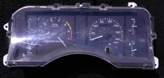 1990-93 mustang v8 speedometer cluster 140 mph 