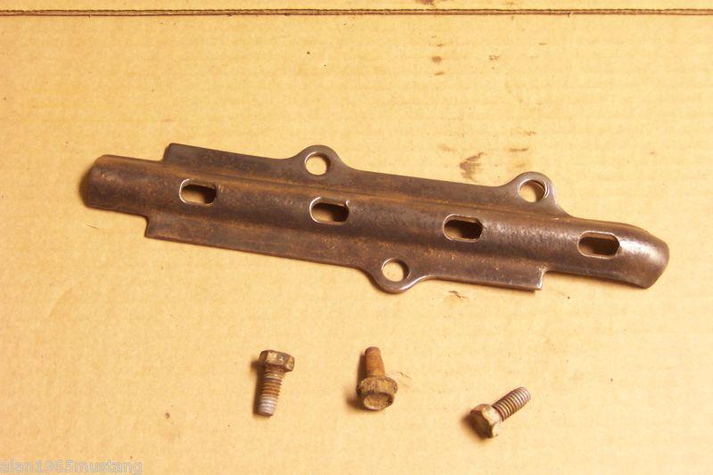 (j) used oem early 1967 ford mustang under left rear fuel line bracket & bolts