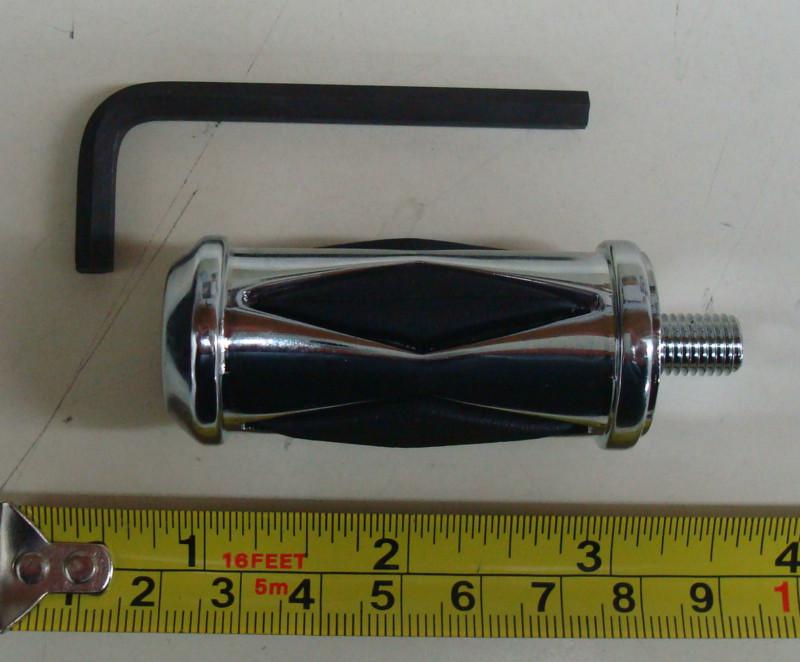 Diamond rubber shift peg for harleys