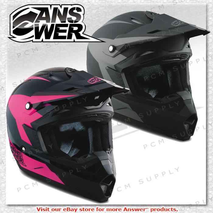 Answer racing 2013 nova stealth offroad motocross mx atv helmet