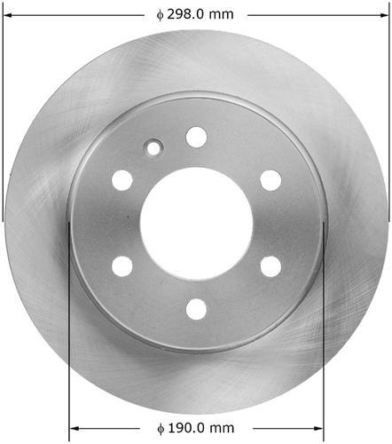 Bendix prt5826 rear brake rotor/disc-disc brake rotor