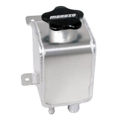 Moroso 63490 power steering tank fabricated aluminum direct fit ford mustang ea