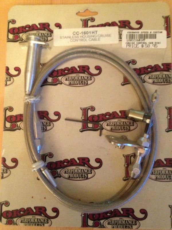 Lokar stainless housing cruise control cable