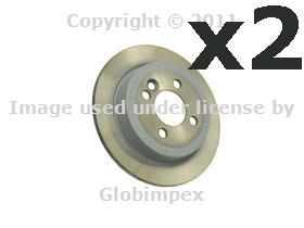 Bmw mini (all) brake disc rear 259x10 mm genuine new (2) + 1 year warranty