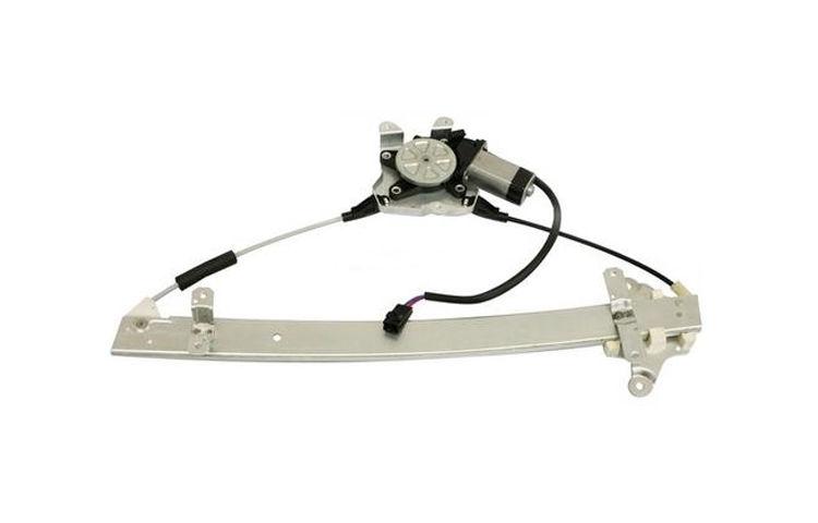 Power front window regulator with motor warranty - pair