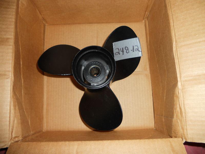 Nissan tohatsu 50 - 70hp aluminum propeller 142008 353-64108-0 3 blade (#248-12)