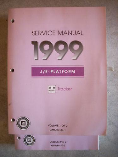 1999 99 geo tracker shop service repair manual book