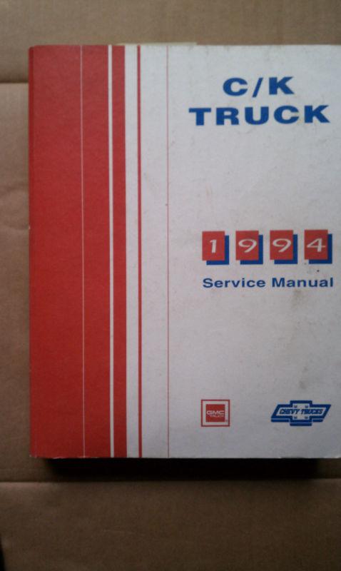 1994 chevy gmc c k pickup service manual unit repair electrical wiring diagrams