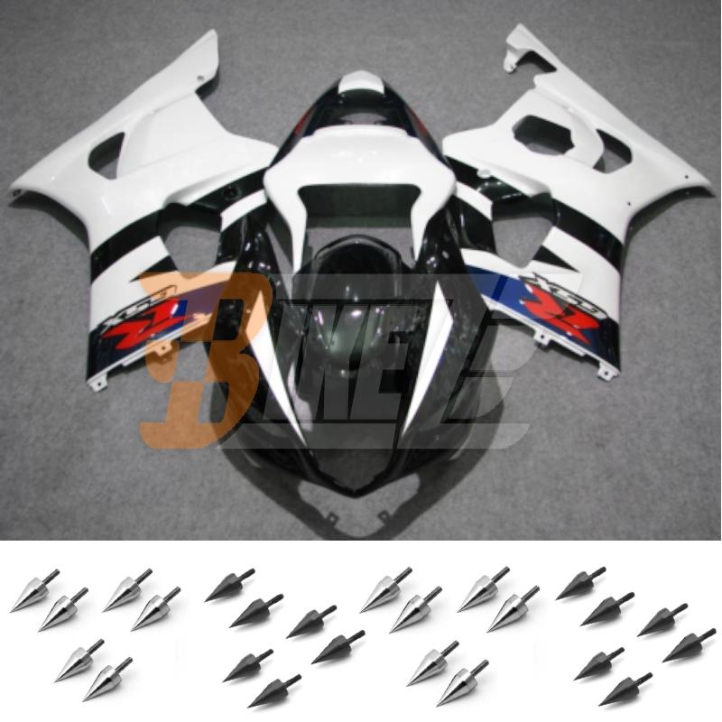 Free bolt kit! body frame fairing kit for suzuki gsx r 1000 k3 2003 2004 ad