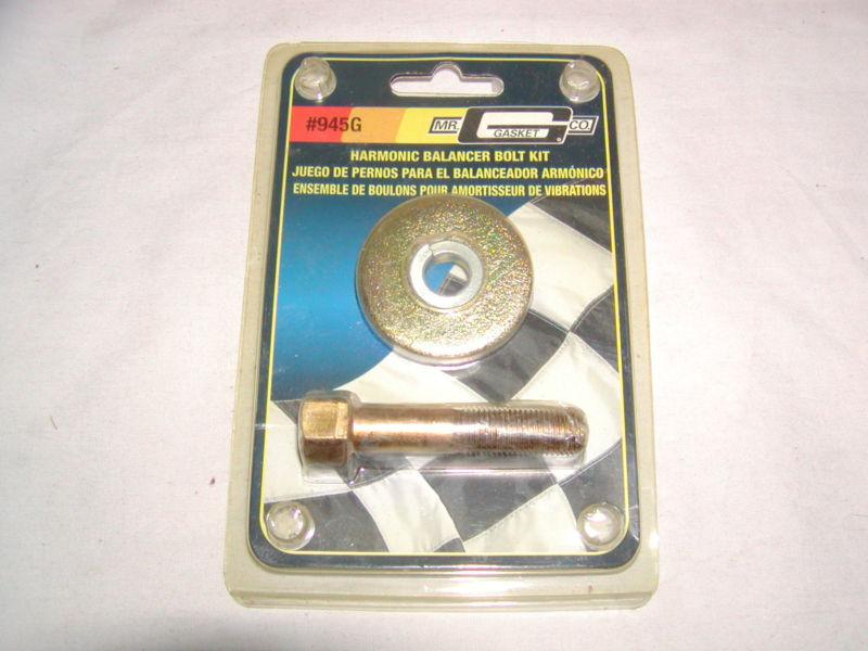 Mr. gasket 945 harmonic balancer bolt washer free first class mail ship