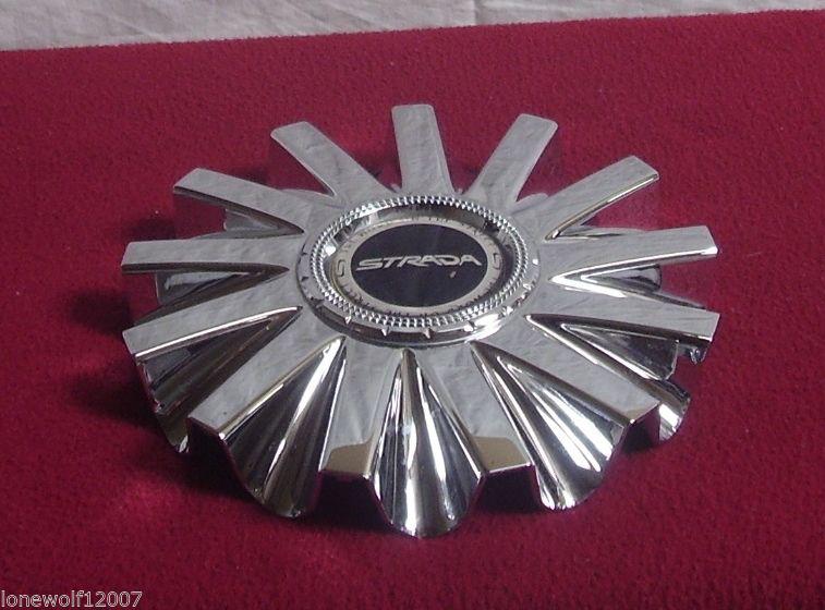 Strada wheels chrome custom wheel center cap #s26-11812285f-1 (1) 