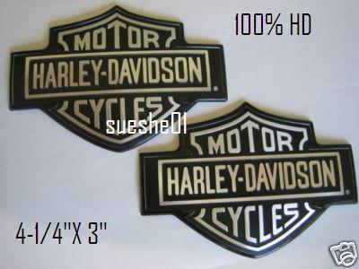  harley davidson gas tank medallions, 100% oem