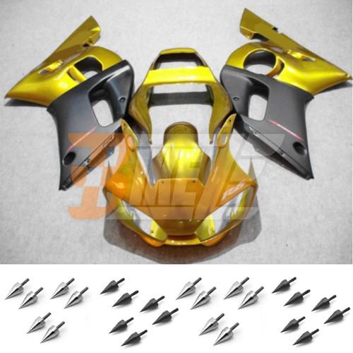 Free bolt kit! body frame fairing kit for yamaha yzf r6 1998 99 00 01 2002 al