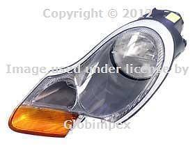 Porsche 986 (-02) halogen headlight assy+amber turn left bosch oem new +warranty