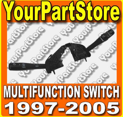 Grand am other gm turn turning signal headlight wiper multifunction switch lever