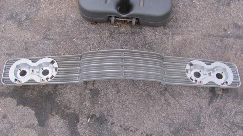 1965 lincoln continental grille complete 3 pc assembly oem chrome suicide lh rh 