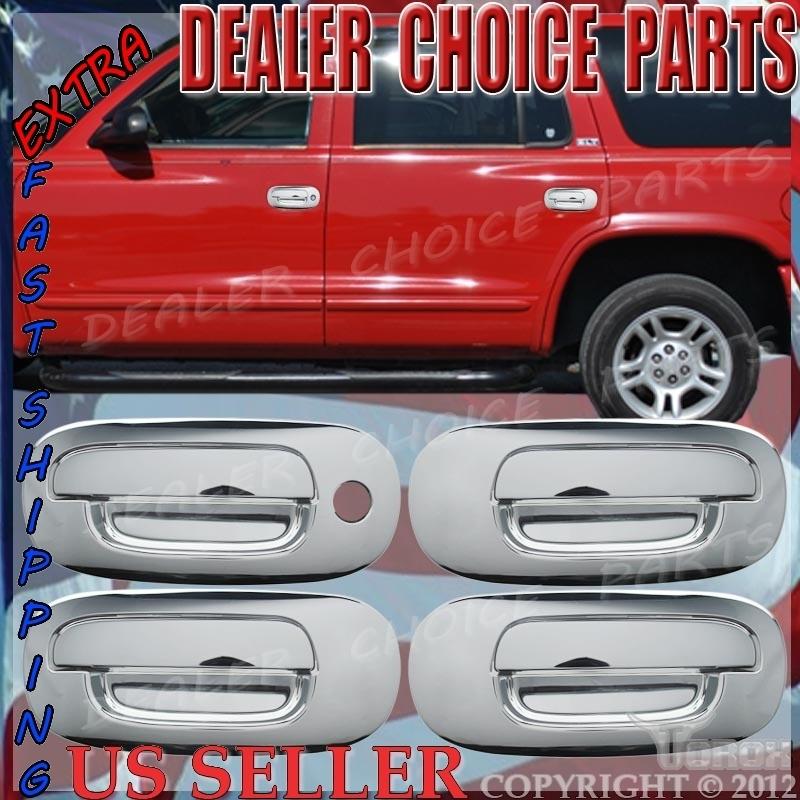 Dodge durango 1998-2003 1 keyhole chrome door handle covers