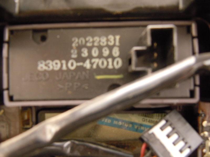 2002 toyota prius ac control switch 