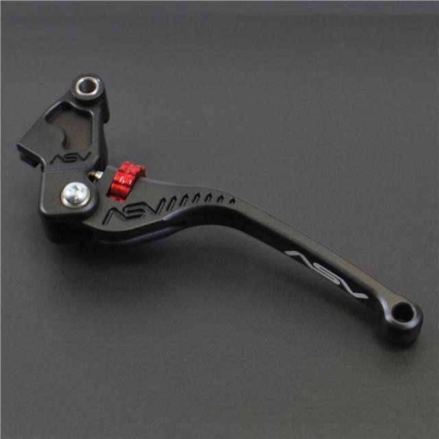 Triumph speed triple 1050 2005-2012 asv c5 long black clutch lever