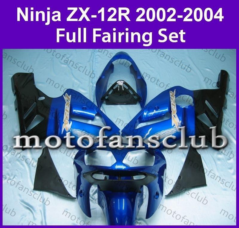 Fit kawasaki 02 03 04 zx 12r zx12r ninja 2002 2003 2004 fairing bodywork #01 c