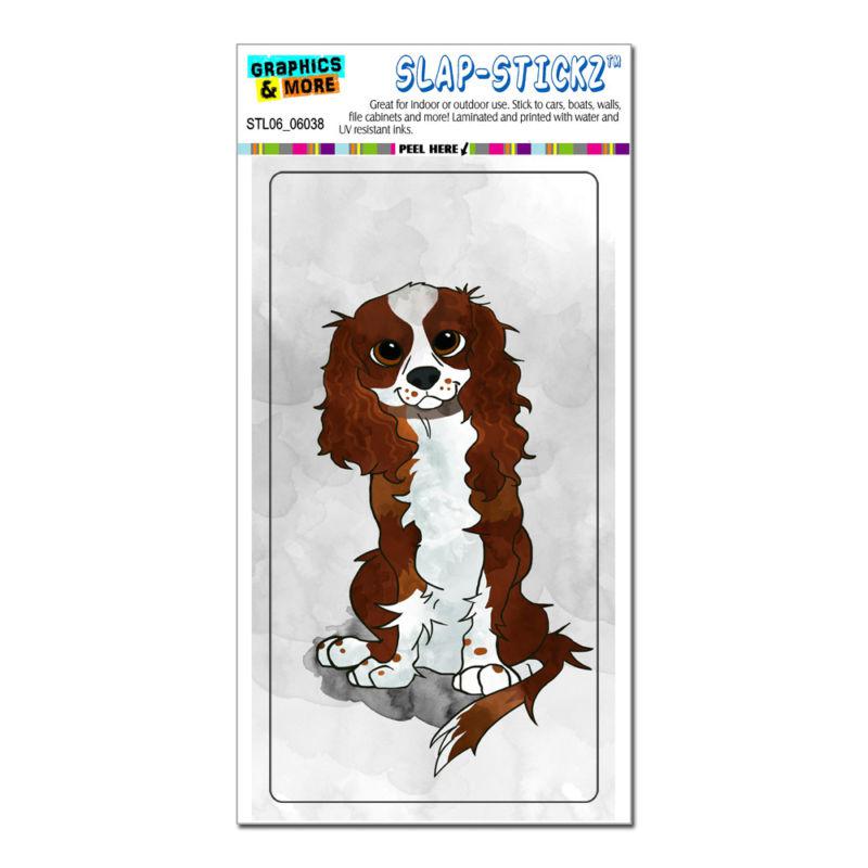 Cavalier king charles blenheim - dog - slap-stickz™ window locker bumper sticker