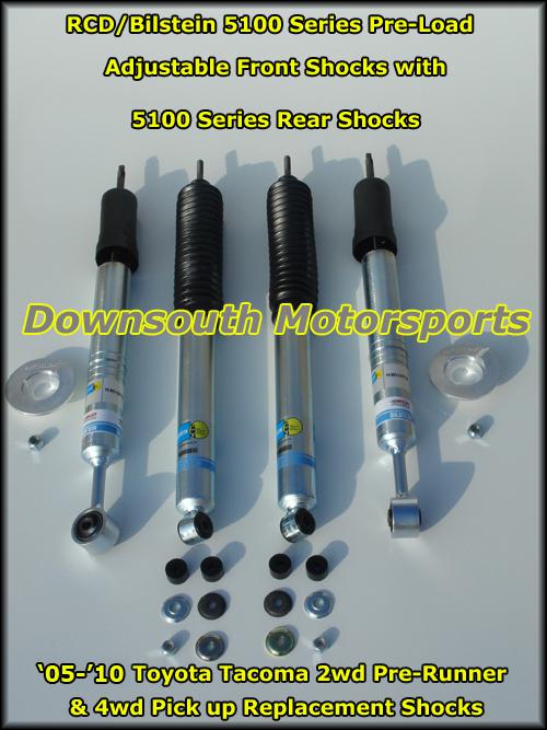 Toyota fj cruiser '10-'13 bilstein 5100 series ride height adjustable shocks 