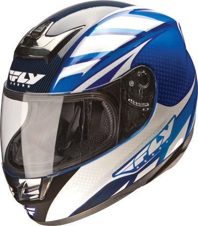 Fly paradigm helmet blue/white xs 73-8010-1