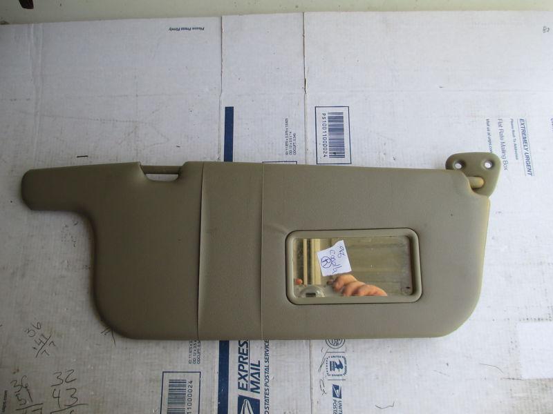 1997 1998 1999 2000 2001 2002 2003 toyota corolla sun visor rh pass  tan