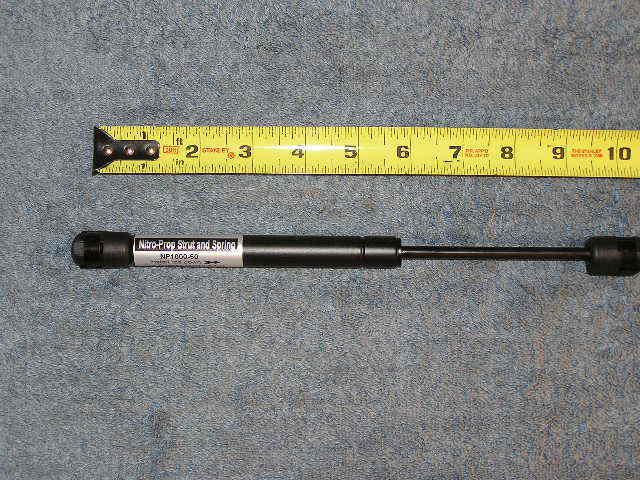 50lb 10" rv bus van cabinet cargo bay door nitro-prop strut shock spring arm 