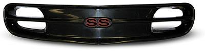 Camaro slp ss front bumper grille w/ red ss emblem 10668r