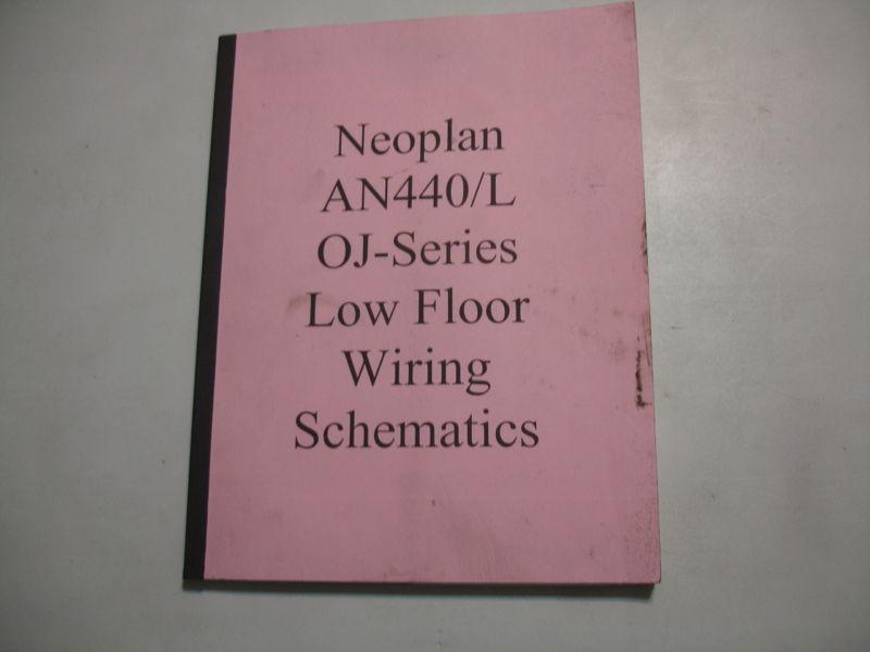 Neoplan  an440/l  oj-series  low floor wiring schematics manual service shop oem