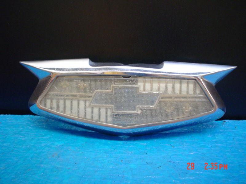 1953 chevy bel air hood emblem