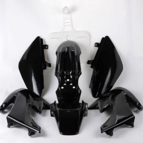 Gau motorcycle black plastics body kit for honda crf50 xr xr50 dirt pit bikes 