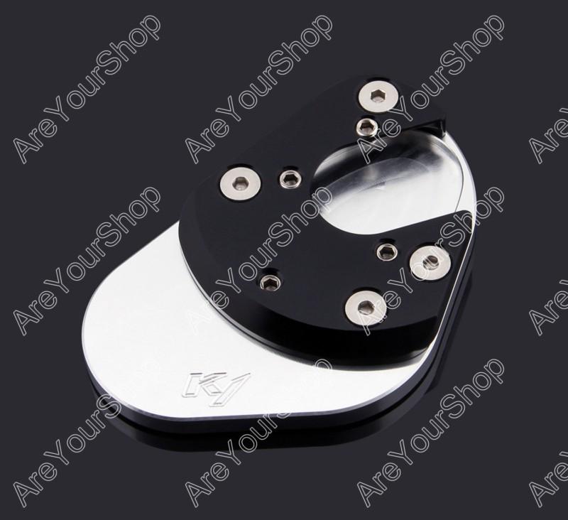 Side kickstand stand extension plate foot kawasaki zx 6r 10r z1000 zx1000sx s