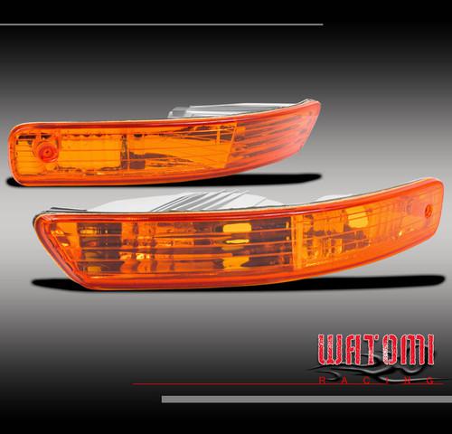 98-01 acura integra front bumper turn signal parking light jdm amber gs-r type r