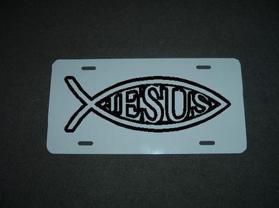 Jesus  license plate