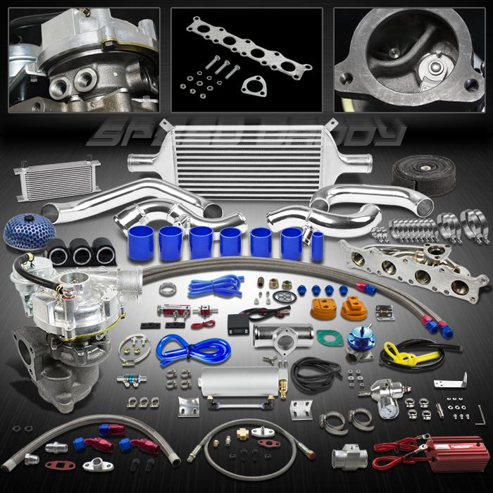 K03 22p turbo kit+manifold+bolt-on intercooler+piping 02-05 audi a4 b6 1.8t/1.8l