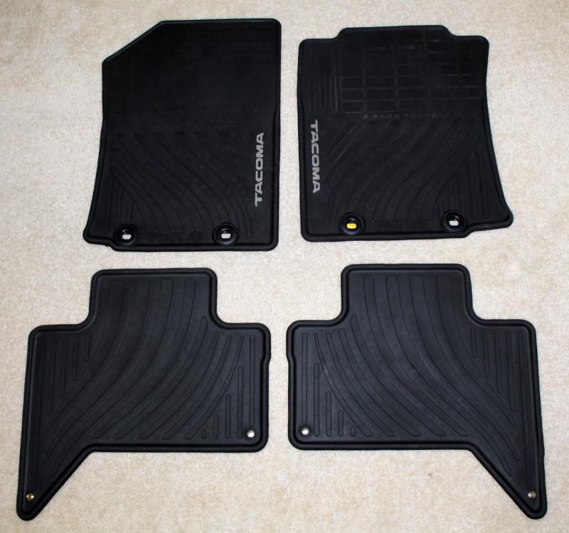 Sell 2012 2013 Toyota Tacoma Double Cab Genuine OEM Floor Mats All
