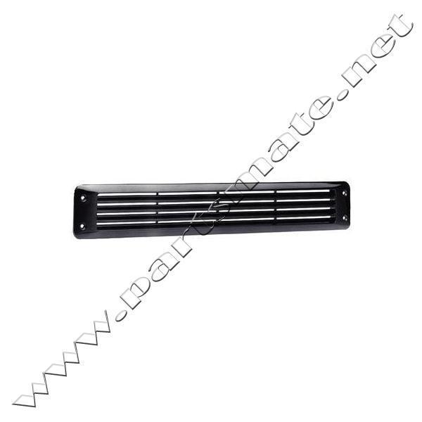 Attwood 14235 flush louvered vent / louvered vent/flush - black