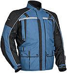 Tourmaster transition 3 motorcycle jacket steel blue size xx-large